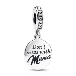 Pandora - Charm Pendente “Don’t’ Mess with Mama” da incidere