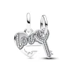 Pandora - Charm Pendente Divisibile Cuore e Chiave