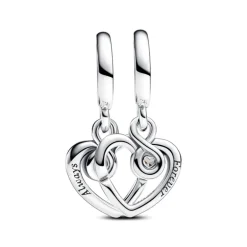 Pandora - Charm Pendente “Forever & Always” Divisibile