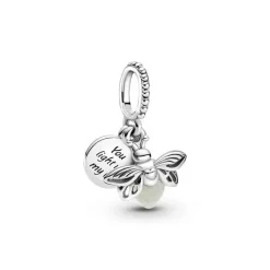 Pandora - Charm Pendente Lucciola che si Illumina al Buio