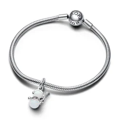 Pandora - Charm Pendente Pupazzo di Neve Opale