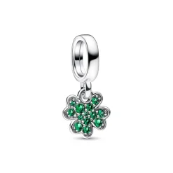 Pandora - Charm Pendente Quadrifoglio Verde Piccolo