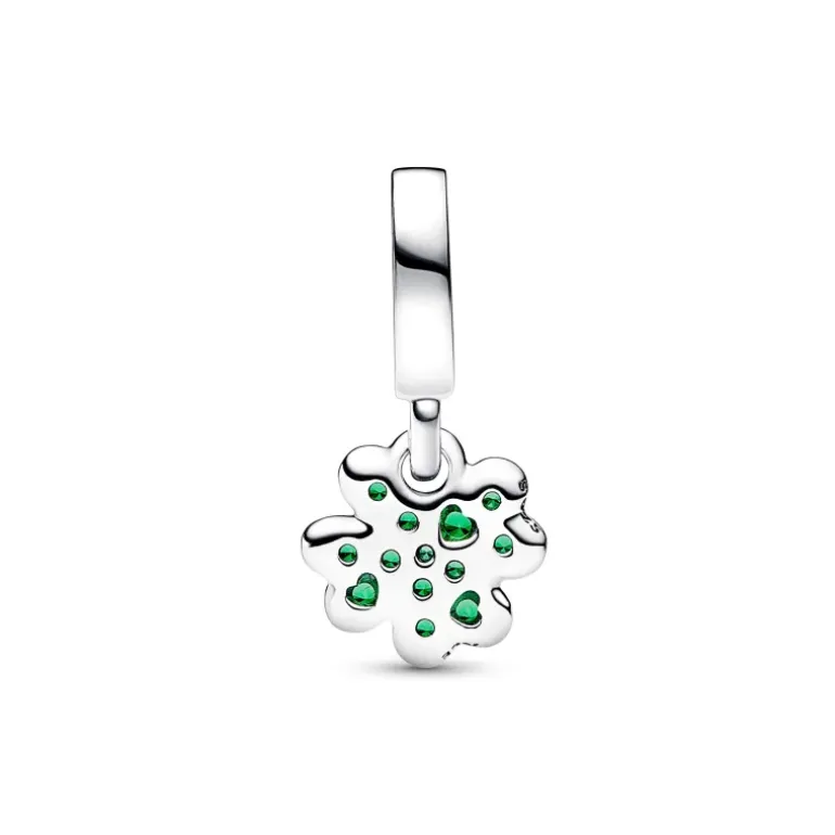 Pandora - Charm Pendente Quadrifoglio Verde Piccolo