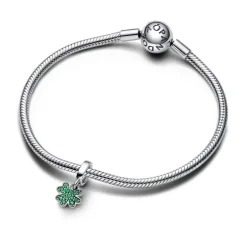 Pandora - Charm Pendente Quadrifoglio Verde Piccolo