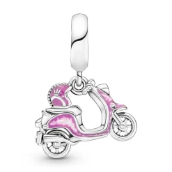 PANDORA Charm Pendente Scooter Rosa