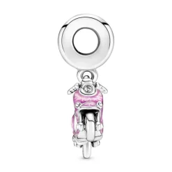 PANDORA Charm Pendente Scooter Rosa