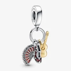 PANDORA - Charm Pendente Trittico Flamenco