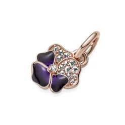 PANDORA - Charm Pendente Viola del Pensiero Luminosa
