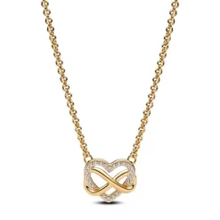 Pandora - Collana Cuore Infinito Pietre Luminose