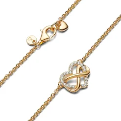 Pandora - Collana Cuore Infinito Pietre Luminose