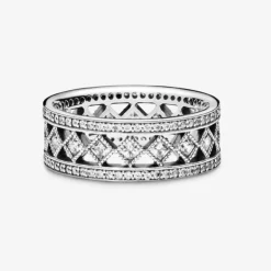 Pandora anello a fascia openwork vintage