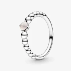 Pandora Anello rosa cipria decorato con sfere