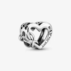 Pandora Charm a cuore Infinito Ti Amo Mamma