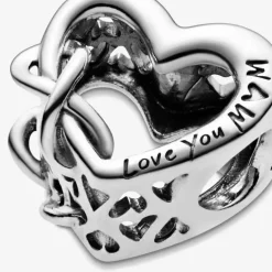 Pandora Charm a cuore Infinito Ti Amo Mamma