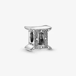 PANDORA Charm dello zodiaco Gemelli scintillante