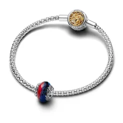 PANDORA -Charm Il Trono di Spade, Vetro di Murano Ghiaccio e Fuoco