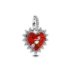 Pandora Charm Pendente Cuore Rosso con Freccia Girevole