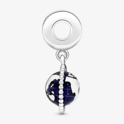 Pandora Charm pendente Globo girevole