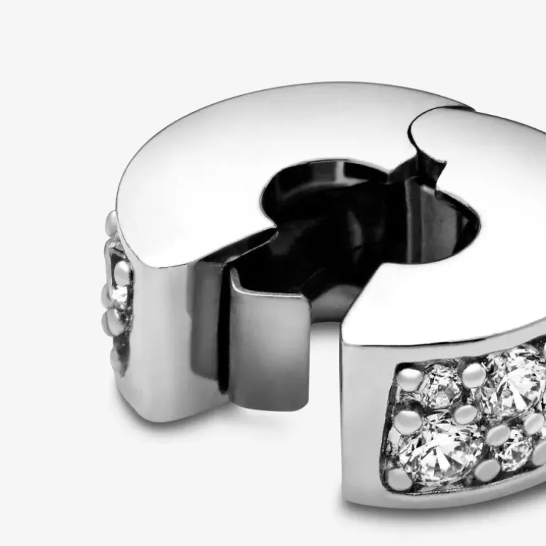 PANDORA Clip con pavé