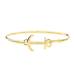 PAUL HEWITT - Bracciale Anchor cuff Golden