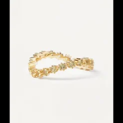 PdPaola - Anello in oro Green Tide