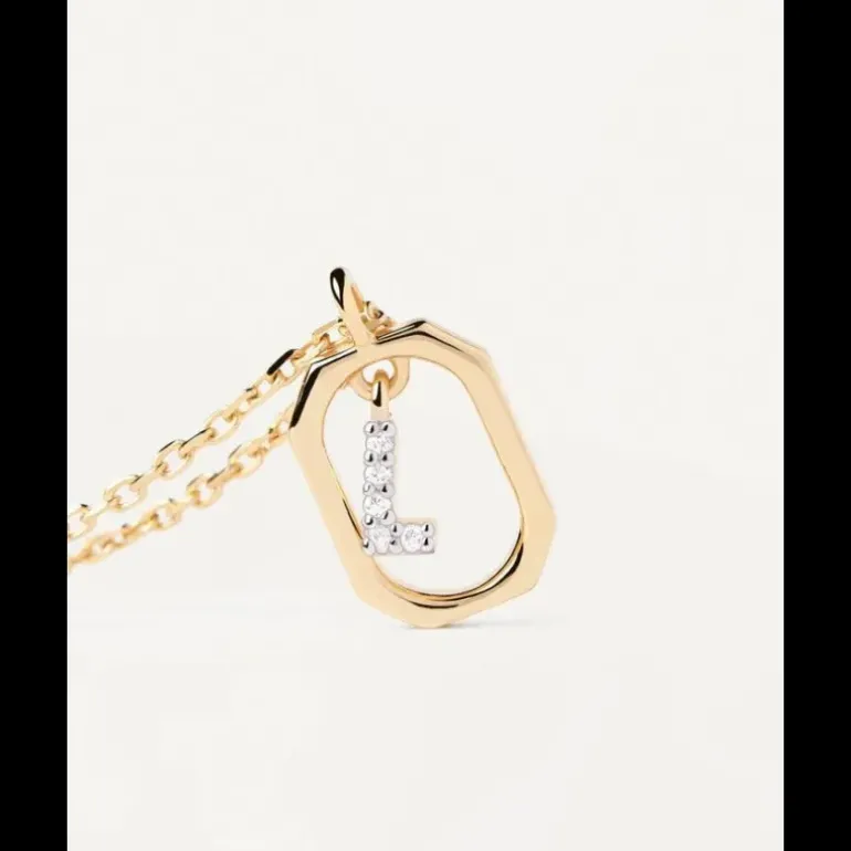PDPAOLA - COLLANA CON LETTERA L MINI