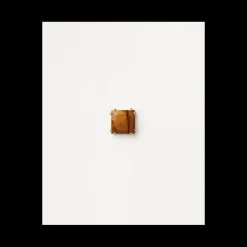 PDPaola - ORECCHINO SINGOLO SUKI OCCHIO DI TIGRE