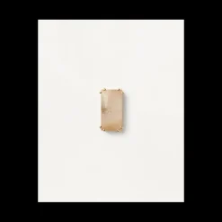 PDPAOLA - ORECCHINO SINGOLO MAIKO QUARZO RUTILATO