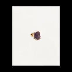 PDPaola - ORECCHINO SINGOLO SUKI CHAROITE