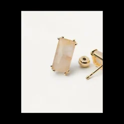 PDPAOLA - ORECCHINO SINGOLO MAIKO QUARZO RUTILATO