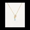 PDPAOLA- COLLANA LILY BLU