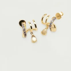 PdPaola Orecchini Cavalier Lumiere Gold