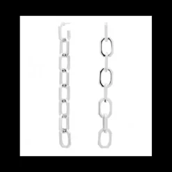 PDPAOLA ORECCHINI ENDLESS SIGNATURE CHAIN