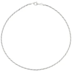 Pesavento Collana rodio lucido Dna