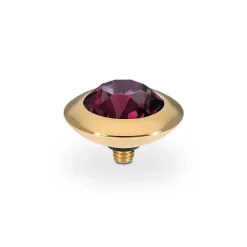 QUDO Tondo Top 13 mm - Gold ametista