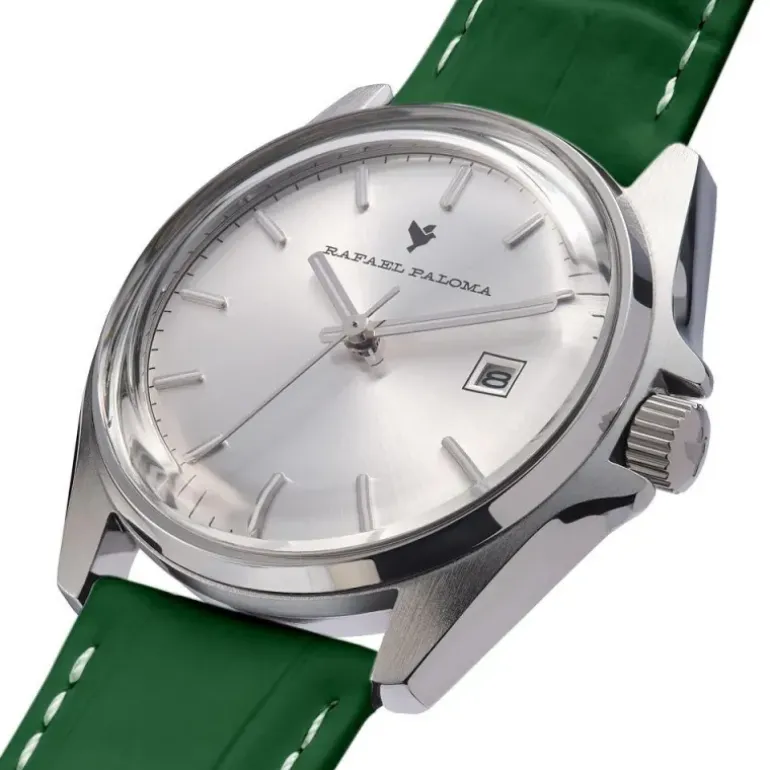 RAFAEL PALOMA OROLOGIO BILBAO + CINTURINO VERDE