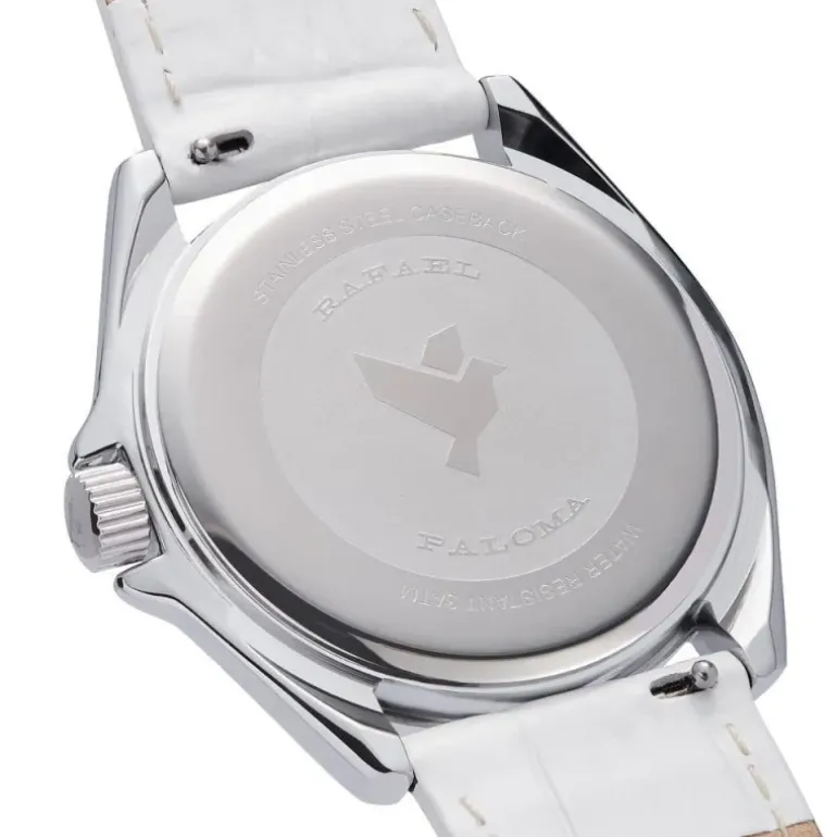 RAFAEL PALOMA OROLOGIO TENERIFE + CINTURINO BIANCO