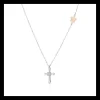 ROBERTA GIANNOTTI - COLLANA IN ORO CON ANGELO E PENDENTE CROCE CON DIAMANTI