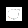 ROBERTO GIANNOTTI BRACCIALE CON ANGELO E CUORE IN ARGENTO ROSATO