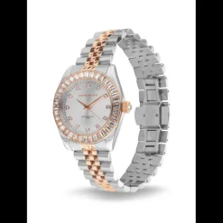 Roccobarocco Orologio - Skater – Donna Water Resistant Argento Oro Rosa