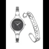 Roccobarocco Orologio e Bracciale Kit Donna Fine Design Acciaio Argento