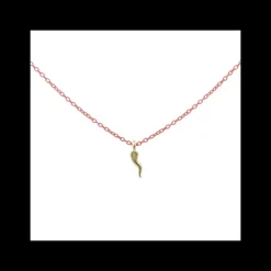 RUE DES MILLE - COLLANA GIROCOLLO CORNETTO CATENA CON VERNICE - ORO 18KT