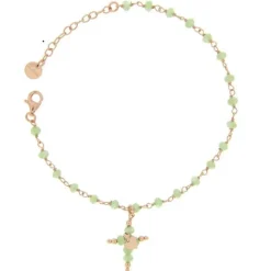 Rue des Mille - Bracciale Rosario con Croce Pendente