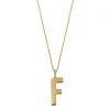 RUE DES MILLE COLLANA LUNGA SEMPLICE LETTERA F - GO BIG