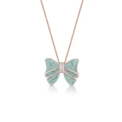 Sogni - Collana fiocco pietre paraiba