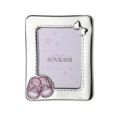 Sovrani Cornice Bimba Scarpette Rosa