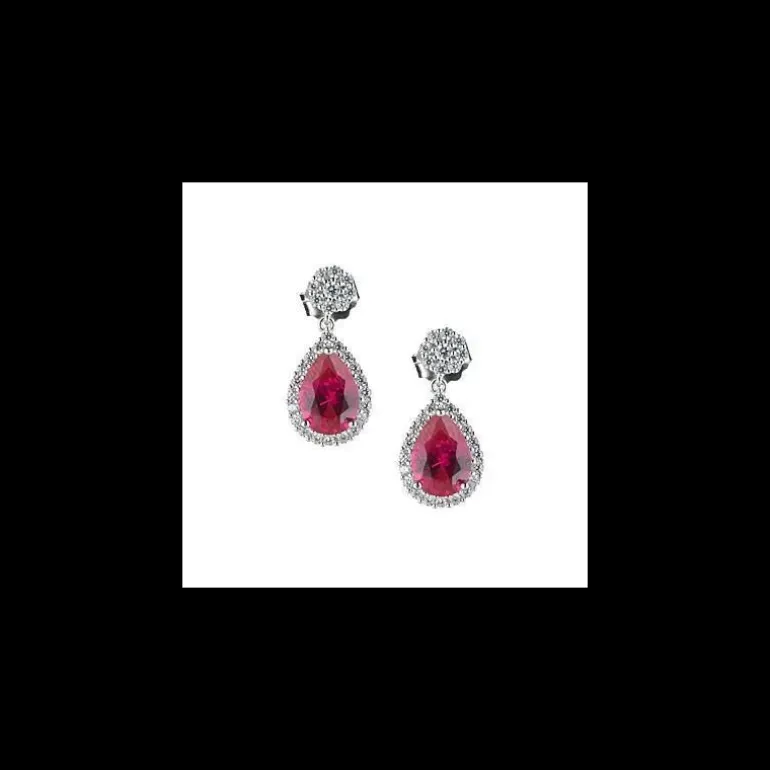 Sovrani - Orecchini Ag 925 Ruby