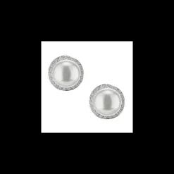 Sovrani - Orecchini perla con zirconi