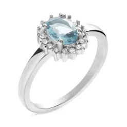 Stroili - Anello Solitario Lady Chic Acciaio Cristallo