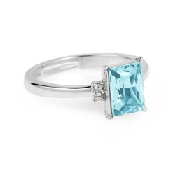 Stroili - Anello Solitario Violet Ottone Cristallo